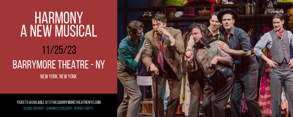 Harmony - A New Musical at Barrymore Theatre - NY